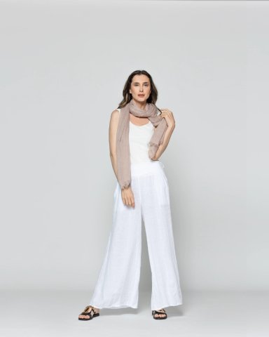 PAÑUELO MUJER CON TEXTURA BEIGE LINEATRE - 2