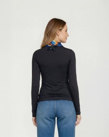 PAÑUELO MUJER ROCIO AZUL LINEATRE - 2