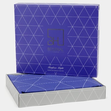 SET CUBREPLUMON + SABANA BAJERA + 4 FUNDAS DREAM AZUL 2 PL - 7
