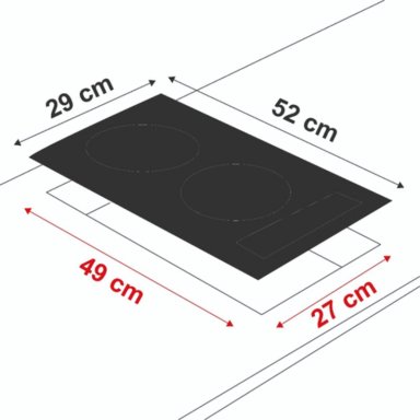 ENCIMERA INDUCCION SINDELEN CEI-4252NG INDUZIONE 2 PLATOS - 4