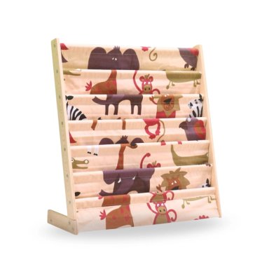 LIBRERO DE MADERA DISEÑO ANIMALES - 9
