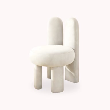 SILLA TABURETE TOCADOR DE TERCIOPELO - 2