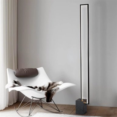 LAMPARA DE PIE LED RECTANGULAR 3 TIPOS DE LUZ LIVING - 4
