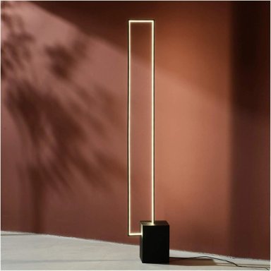 LAMPARA DE PIE LED RECTANGULAR 3 TIPOS DE LUZ LIVING - 5