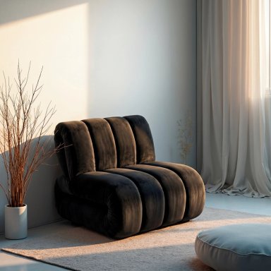 POLTRONA NORDICA CLOUDY NEGRA - 1