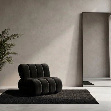 POLTRONA NORDICA CLOUDY NEGRA - 6