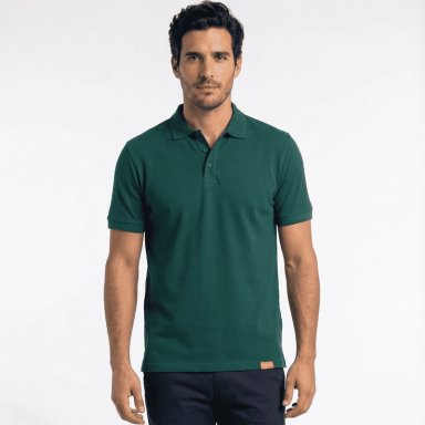POLERA PIQUE  MANGA CORTA PREMIUM 60/40 IDEAL PARA BORDAR - 1