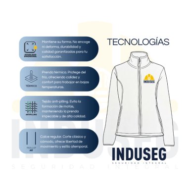 Micropolar Térmico Mujer Practical Line Trabajo Invierno - 5