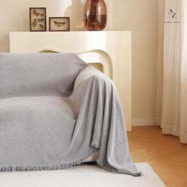 FUNDAS DE SILLON A MEDIDA AJUSTABLE CUBRE SOFA CUERPOS AZ GR TAMAÑO 180X340 CM (3 CUERPOS) - 7
