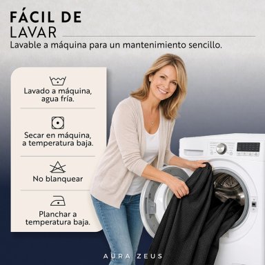 CORTINA DE BAÑO DISEÑO IMPERMEABLE + FORRO Y 12 GANCHOS NEGRO AZ - 5