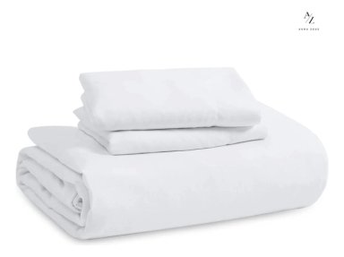 JUEGO FUNDA PLUMON + SABANA BAJERA + FUNDA ALMOHADA HILOS AZ TAMAÑO KING - 10