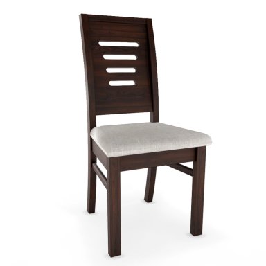 JUEGO DE COMEDOR ROMA 4 SILLAS NOGAL MESA RECTANGULAR - 4