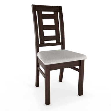 JUEGO DE COMEDOR SEVILLA 6 SILLAS CHOCOLATE MESA RECTANGULAR MADERA - 4