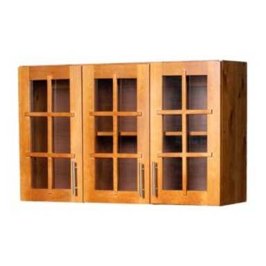 MUEBLE DE COCINA BERIN MADERA NOGAL ELEVACION 3 PUERTAS - 1