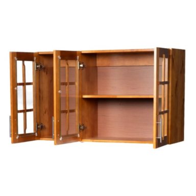 MUEBLE DE COCINA BERIN MADERA NOGAL ELEVACION 3 PUERTAS - 4