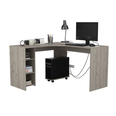 ESCRITORIO EN L + MODULO TORRE PC BAGGIO BARDOLINO - 2