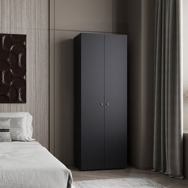 CLOSET 2 PUERTAS TUHOME 170X60X40,2 CM WENGUE - 5