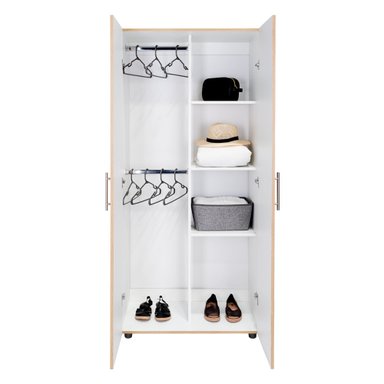 CLOSET TERA 2 PUERTAS DUNA Y BLANCO 180X180X48 CM - 5