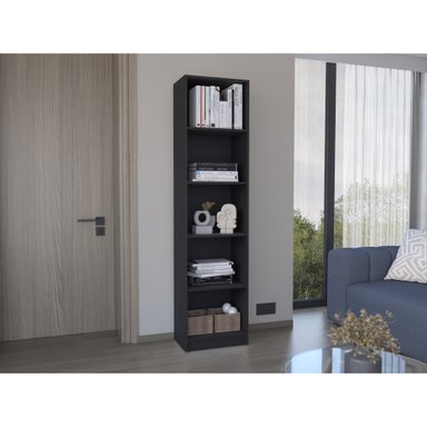 ESTANTE BIBLIOTECA HOME-E 5 NIVELES WENGUE - 5