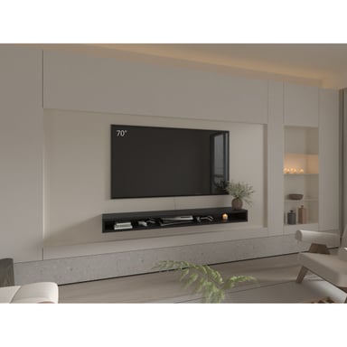PANEL TV 75' LUFT 180X15X29,6 CM WENGUE - 5