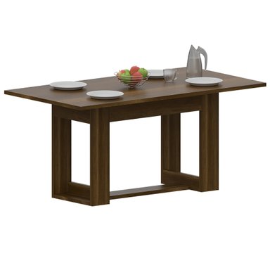 MESA DE COMEDOR VOLTERRA 6 PUESTOS CARAMELO - 1