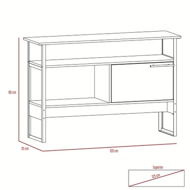 ARRIMO 1 PUERTA MAGNUM 80X120X35 CM MIEL - 2