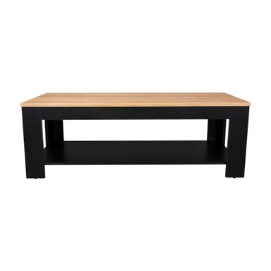 MESA DE CENTRO CECIL 120X60X41,5 CM FRESNO Y WENGUE - 5