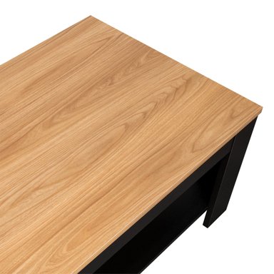 MESA DE CENTRO CECIL 120X60X41,5 CM FRESNO Y WENGUE - 6