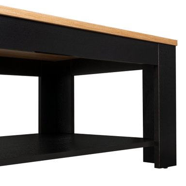 MESA DE CENTRO CECIL 120X60X41,5 CM FRESNO Y WENGUE - 8