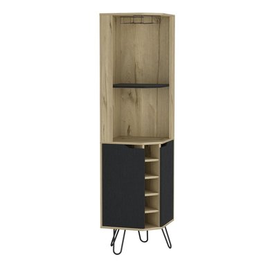 BAR ESQUINERO AUDRA 180X45X45 CM DUNA Y WENGUE - 4