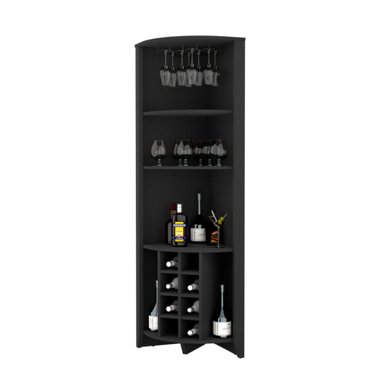 BAR ESQUINERO ESSENTIAL WENGUE 180X49X49 CM - 5