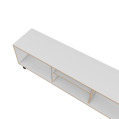 RACK TV 70' 160X47,5X35 CM BLANCO Y DUNA - 9