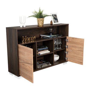 ARRIMO FRAKTAL CAFE Y MIEL 4 PUERTAS 82X120X32,6 CM - 1