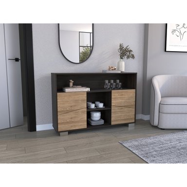 ARRIMO FRAKTAL CAFE Y MIEL 4 PUERTAS 82X120X32,6 CM - 10