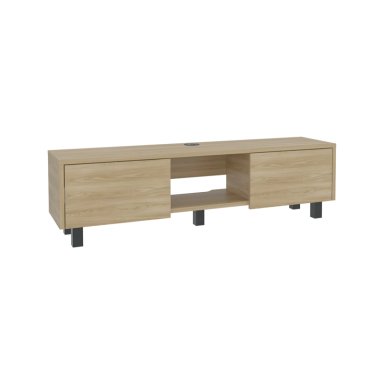 RACK TV 65' PISO O FLOTANTE GLEN 26,8X125,1X29,7 CM FRESNO EUROPEO - 1