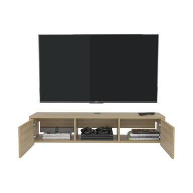 RACK TV 65' PISO O FLOTANTE GLEN 26,8X125,1X29,7 CM FRESNO EUROPEO - 4