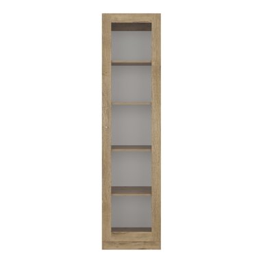 ESTANTE VITRINA 1 PUERTA HOME-E6 MILAN Y BLANCO 180,6X45X31,3 CM - 2