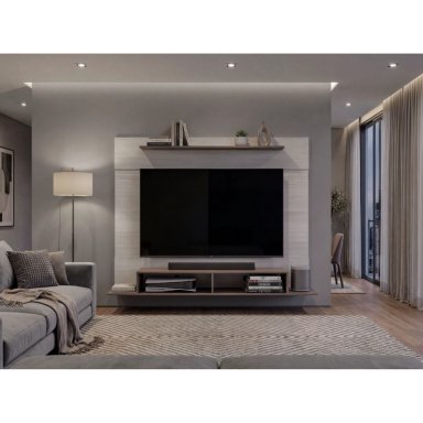 PANEL TV70' MONTANA 141X180X30 AVELLANA Y TIVOLI - 1