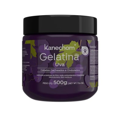 GELATINA UVA RIZADOS Y ONDULADOS 500 GR KANECHOM - 1