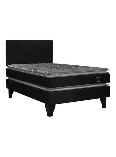 CAMA TERAPEUTIC 1.5 PLAZAS + RESPALDO LISO - 6