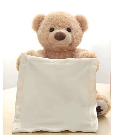 PELUCHE OSO MUSICAL INTERACTIVO ESCONDITE INFANTIL - 1