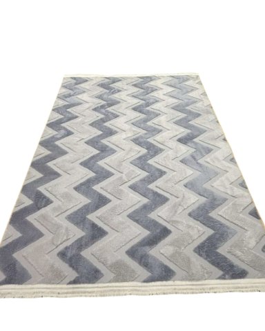 ALFOMBRA JACQUARD ANTIDESLIZANTE CON RELIEVE 150X200 CM - 1