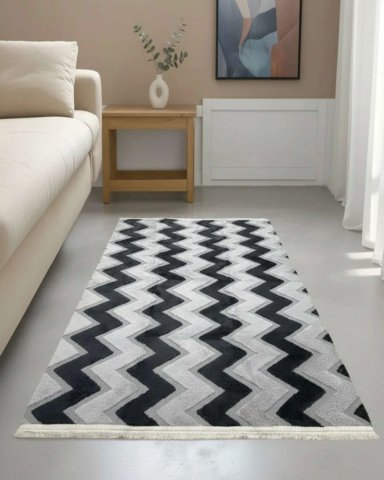 ALFOMBRA JACQUARD ANTIDESLIZANTE CON RELIEVE 200X240 CM - 3