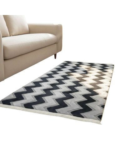 ALFOMBRA JACQUARD ANTIDESLIZANTE CON RELIEVE 200X240 CM - 7