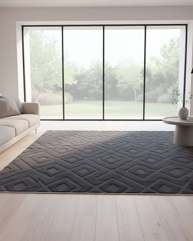 ALFOMBRA JACQUARD MODERNA Y ELEGANTE 240X200 - 1