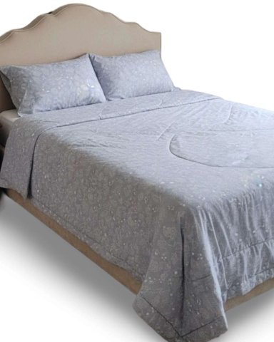 CUBRECAMA NORDICO KING + 2 FUNDAS DE ALMOHADA - 5