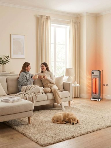 ESTUFA FIBRA DE CARBONO DORAL 900W CALOR INFRARROJO - 1