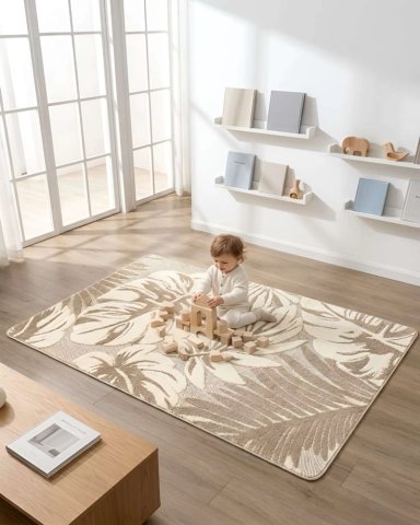 ALFOMBRA DE INTERIOR ESTILO NORDICO MINIMALISTA - 4