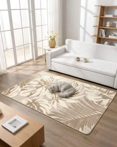 ALFOMBRA DE INTERIOR ESTILO NORDICO MINIMALISTA - 5