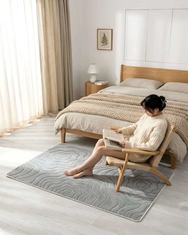 ALFOMBRA DE INTERIOR ESTILO NORDICO MINIMALISTA - 3